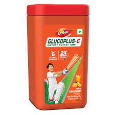 Dabur Glucoplus-C Instant Energy Juicy Orange Flavour 400gm