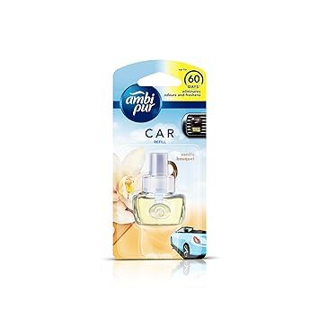Ambipur Car Air Freshener Refill - Vanilla, 7.5 ml