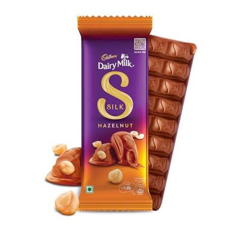 Cadbury Dairy Milk Silk Hazelnut Chocolate Bar, 143 g