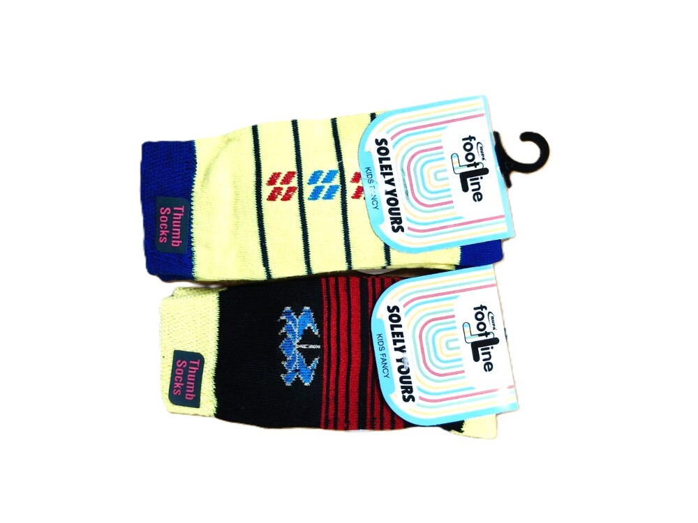 Rupa Footline Kids Fancy Thumb Socks, 6*20cm