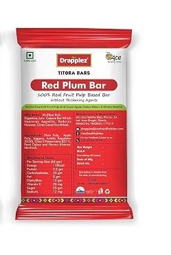 Drapplez Red Plum Bar 80gm