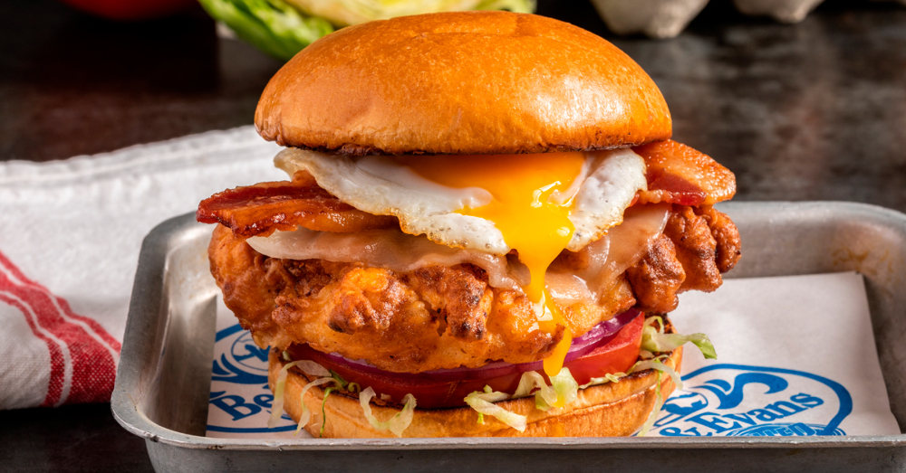 Egg And Chicken Burger