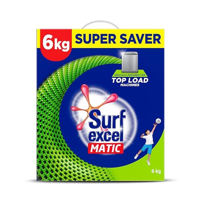 Surf Excel Matic Top Load Detergent Powder 6 kg