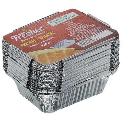 Freshee Quik-Pack Aluminum Foil Container 250ml