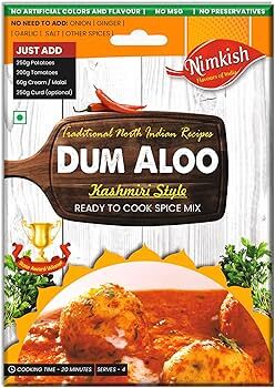 Nimkish Dum Aloo Kashmiri Style Ready to Cook Spice Mix Masala 60g