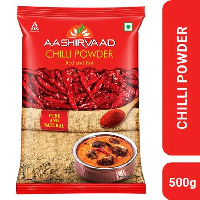 Aashirvaad Chilli Powder, 500 g