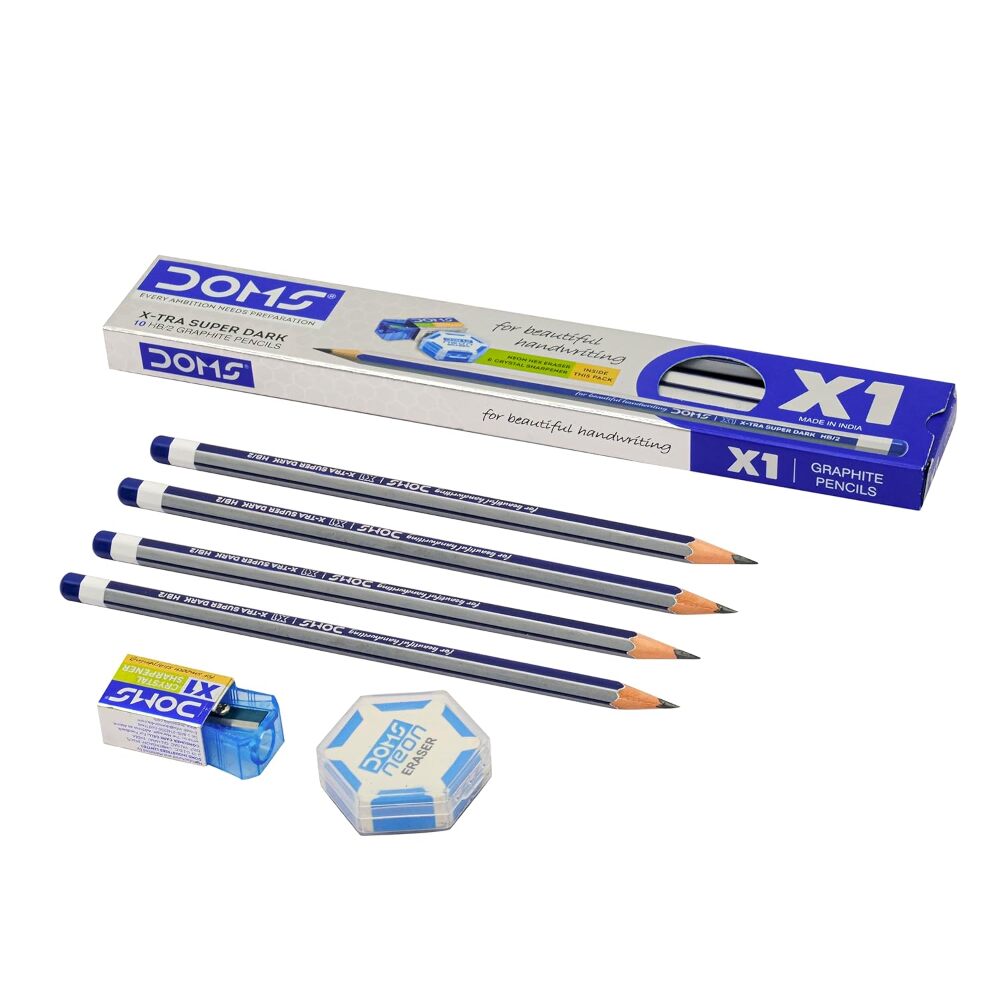 DOMS X1 Xtra Super Dark Pencils Box