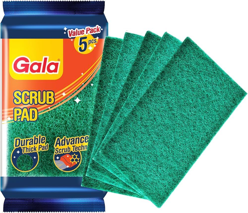 Gala Scrub Pad Durable Thick Pad 5Pcs Pack