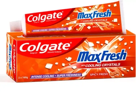 Colgate Orange Gel MaxFresh Cooling Crystals Toothpaste 160 g * 2N (320 g)