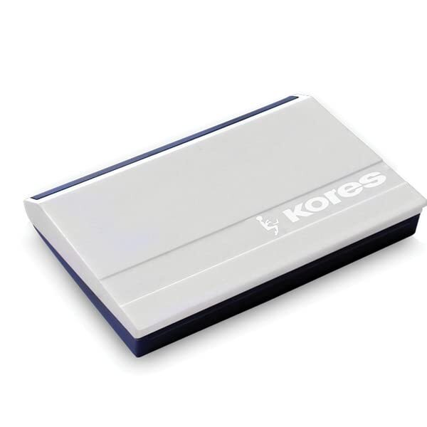 Kores Feather Touch Eco Stamp Pad, Purple Pack Of 1