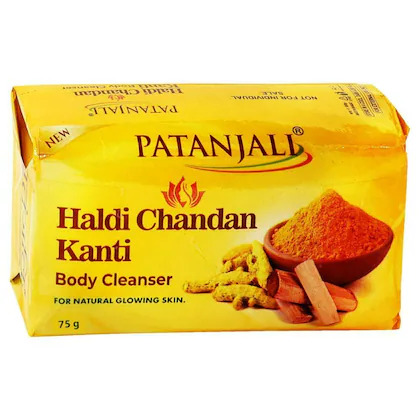 Patanjali Haldi Chandan Kanti Body Cleanser 75 g*4N=300g