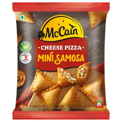 Mccain Mini Samosa With Cheese Pizza Style Filling 240g