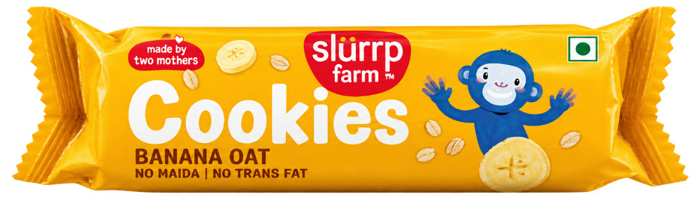 Slurrp Farm Cookies Banana Oat 78gm