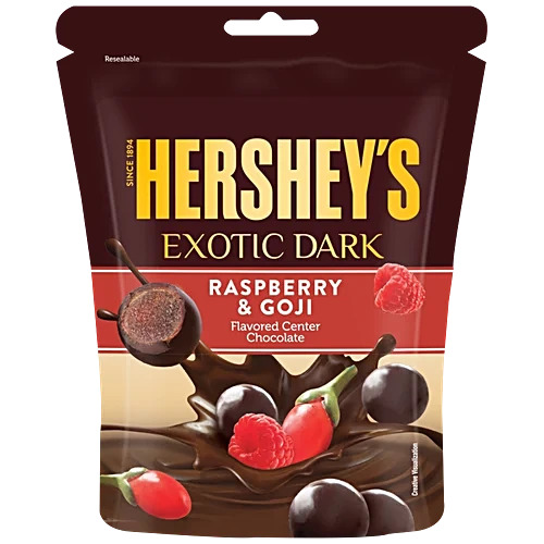 Hershey's Exotic Dark Raspberry & Goji Flavoured Center Chcolate, 33.3g
