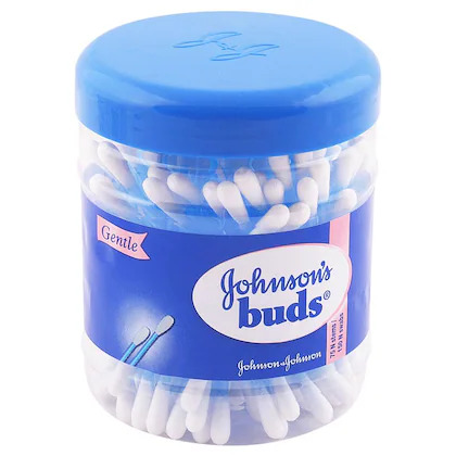 Johnson & Johnson Buds Gentle, 150 Swabs (White, 75 count)