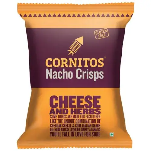 Cornitos Cheese & Herbs Nacho Chips, 55 g