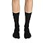 Jockey Elance Crew Length Cotton Socks (7098-0110 Black BLKD3) 18 cm