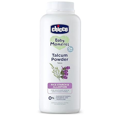 Chicco Talcum Powder Rice Starch and allantoin, 150gm