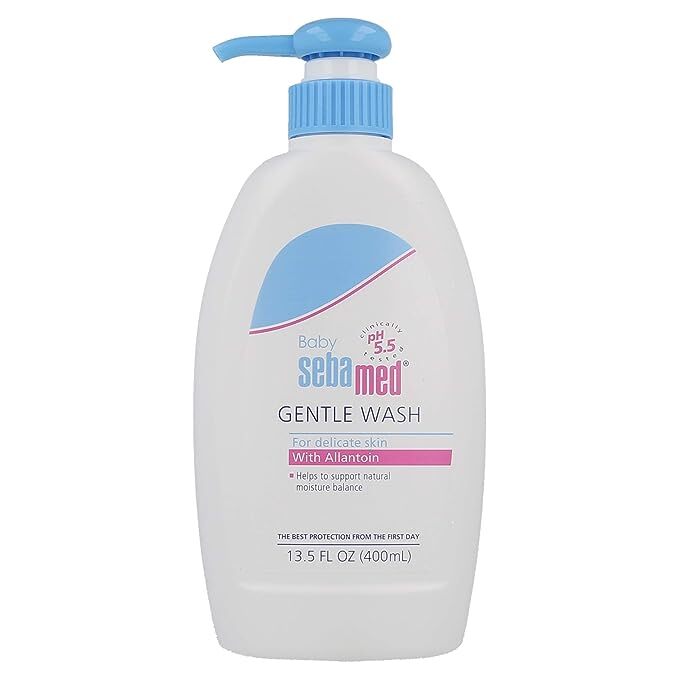 Baby Sebamed Baby Gentle Wash, PH 5.5, With Allantoin, No Tears Formula, Clinically Tested, 400 ml