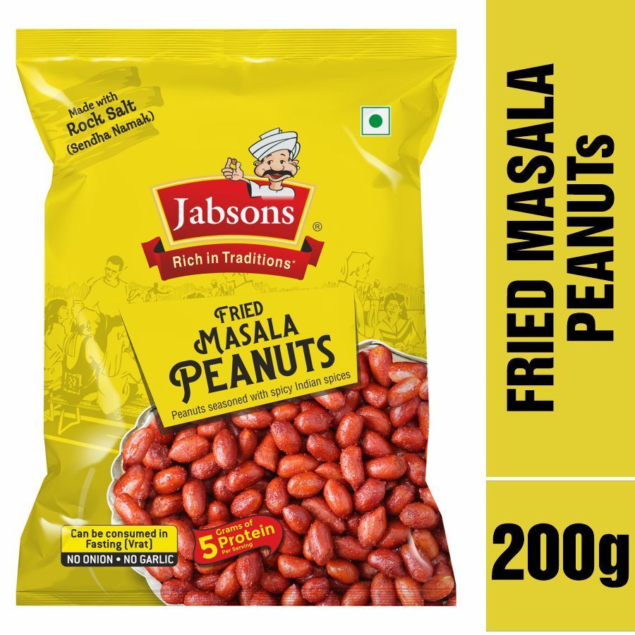 Jabsons Fried Masala Peanuts, 200 gm