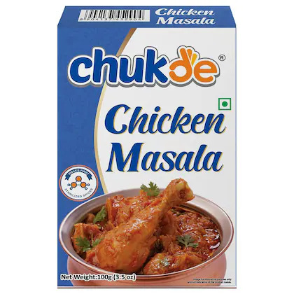 BULK DEAL - Chukde Spices Chicken Curry Masala, 100 gm (Pack of 10)
